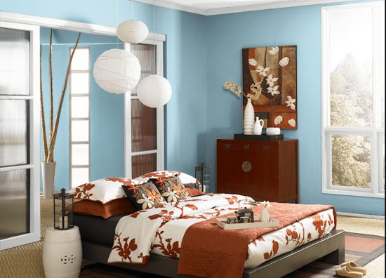 Mẫu phòng ngủ màu xanh đẹp - Tao nhã - Thoáng mát - Hình số 6