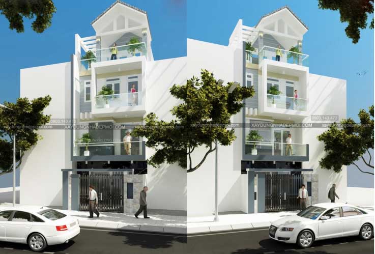 Thiết kế nhà phố diện tích 5x20m được nhiều gia chủ ưa chuộng