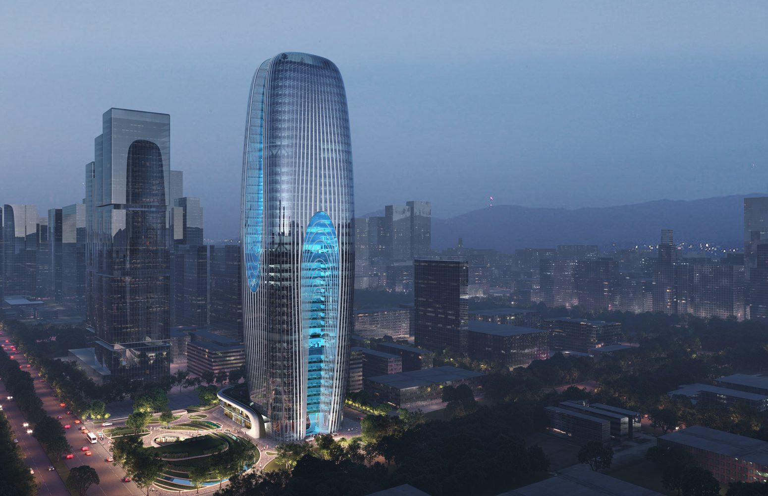 Zaha Hadid Architects tiết lộ thiết kế tòa tháp Daxia ở Trung Quốc