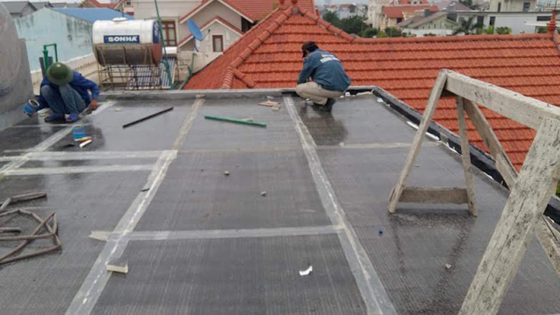 Thi công chống thấm trên mái công trình, ứng dụng minh họa cho Kiscote FPEW