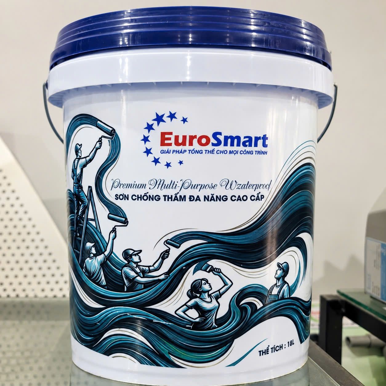 EuroSmart ES-CTĐN – Sơn chống thấm đa năng cao cấp 18L