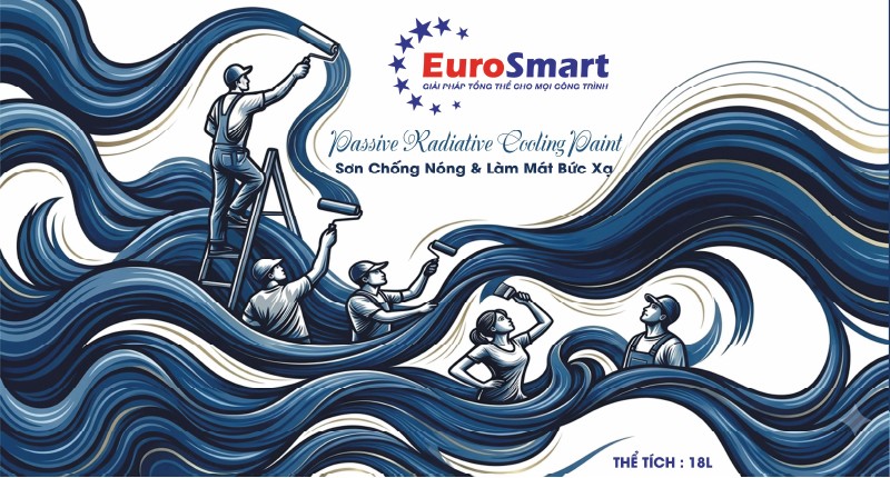 Minh họa tài liệu sản phẩm Sơn Chống Nóng và Làm Mát Bức Xạ EuroSmart